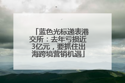 蓝色光标递表港交所：去年亏损近3亿元，要抓住出海跨境营销机遇