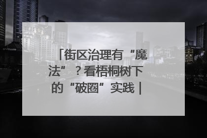 街区治理有“魔法”？看梧桐树下的“破圈”实践｜我在街区当书记