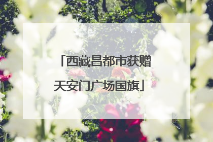 西藏昌都市获赠天安门广场国旗