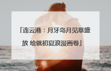 连云港：月牙岛月见草盛放 绘就初夏浪漫画卷