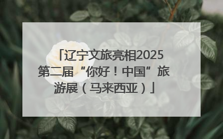 辽宁文旅亮相2025第二届“你好！中国”旅游展（马来西亚）