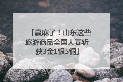 赢麻了！山东这些旅游商品全国大赛斩获3金1银5铜
