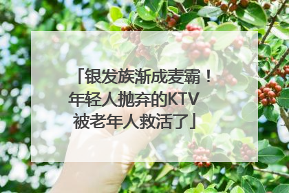 银发族渐成麦霸！年轻人抛弃的KTV被老年人救活了