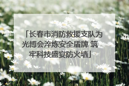 长春市消防救援支队为光博会淬炼安全盾牌 筑牢科技盛宴防火墙