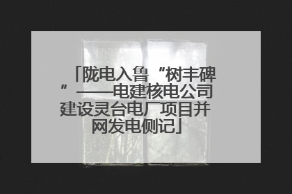 陇电入鲁“树丰碑”——电建核电公司建设灵台电厂项目并网发电侧记