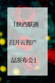 陕西联通召开云智产品发布会