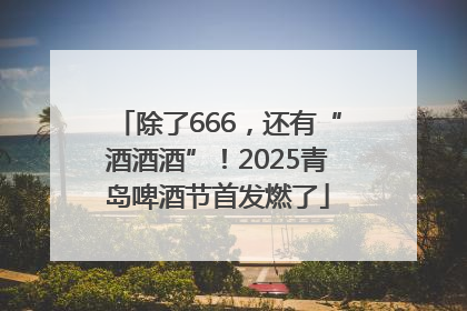 除了666，还有“酒酒酒”！2025青岛啤酒节首发燃了