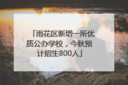 雨花区新增一所优质公办学校，今秋预计招生800人