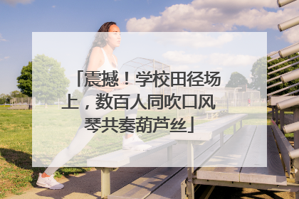 震撼！学校田径场上，数百人同吹口风琴共奏葫芦丝