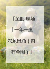 鱼眼·现场丨一年一度 驾龙出涌（内有全图）