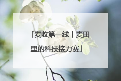 麦收第一线丨麦田里的科技接力赛