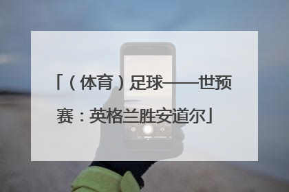 （体育）足球——世预赛：英格兰胜安道尔