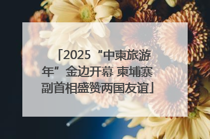 2025“中柬旅游年”金边开幕 柬埔寨副首相盛赞两国友谊