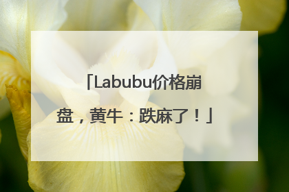 Labubu价格崩盘，黄牛：跌麻了！